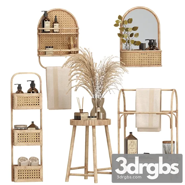 Bathroom Accessories 6 4 3D Model Download