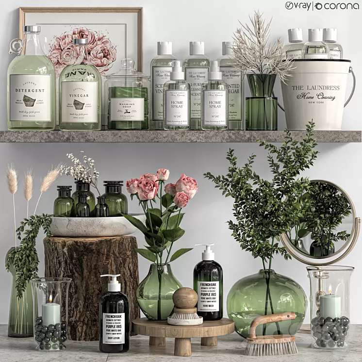 bathroom accessories 61 3D Model Free Download