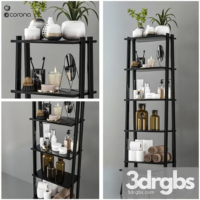 Bathroom Accessories 64 3D Model Download