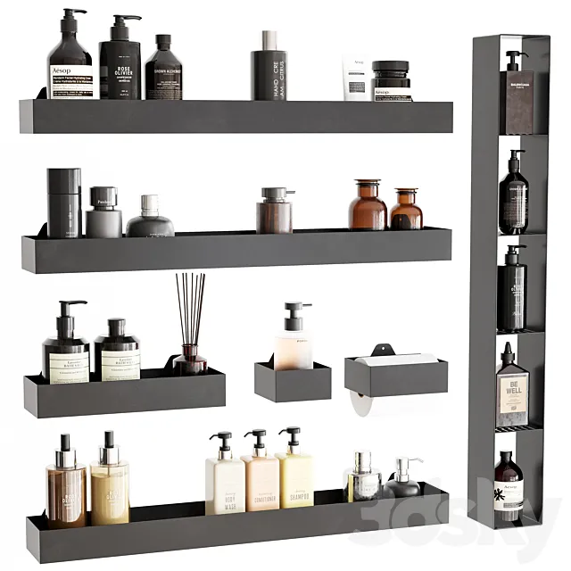 Bathroom Accessories 77 3D Model