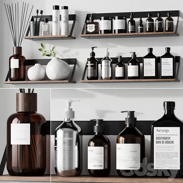 Bathroom Accessories 8 3D Model