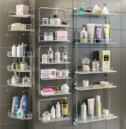bathroom – Accessories and cosmetics for the bath Axentia shelves Bemeta set 1 3D Model