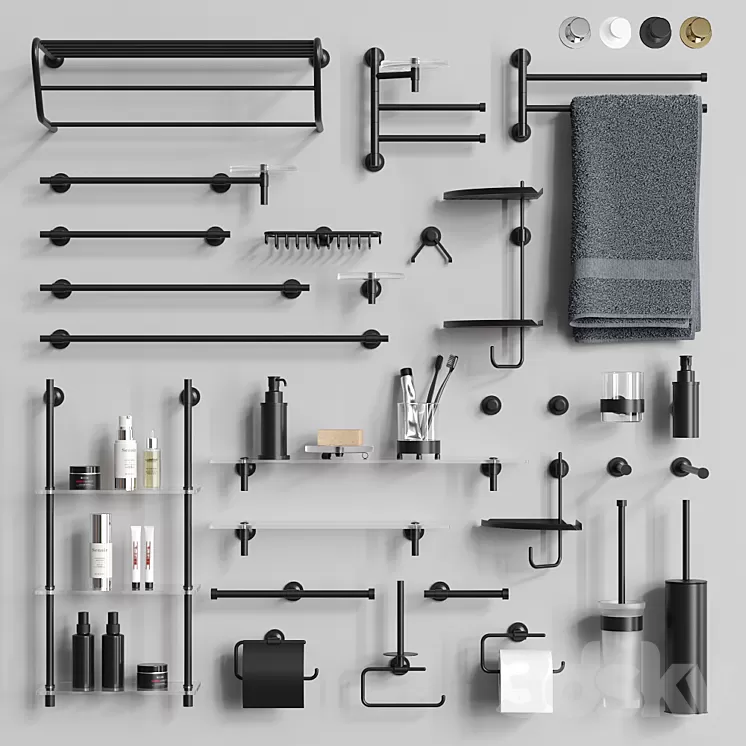 Bathroom accessories BERTOCCI Cinquecento 3D Model Free Download Bathroom accessories BERTOCCI Cinquecento 3D Model Free Download