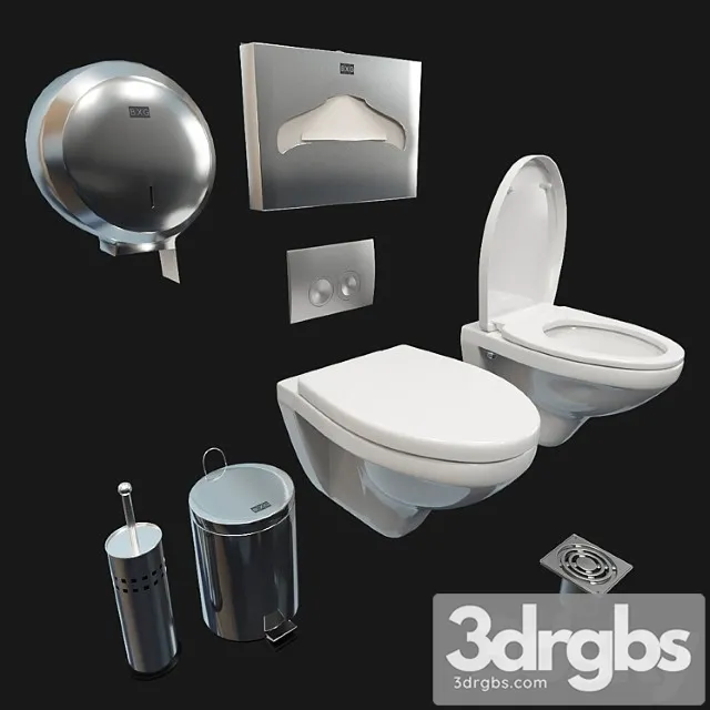 Bathroom Accessories Jacob Delafon Bxg Tece 3D Model Download
