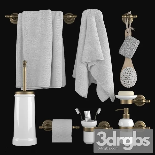 Bathroom Accessories Migliore Mirella 2 3D Model Download