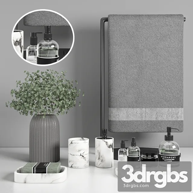 Bathroom accessories set 50 Bathroom accessories set 50