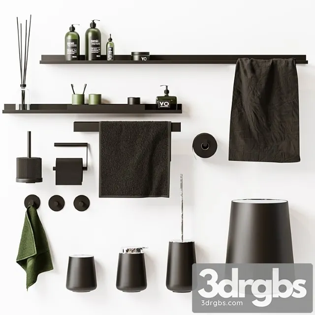 Bathroom accessories set no.01 Bathroom accessories set no.01