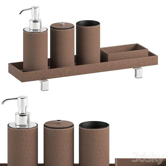 Bathroom Accessories Set No.3 3D Model