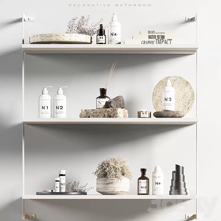 Bathroom accessories vol 9 3D Model Free Download Bathroom accessories vol 9 3D Model Free Download