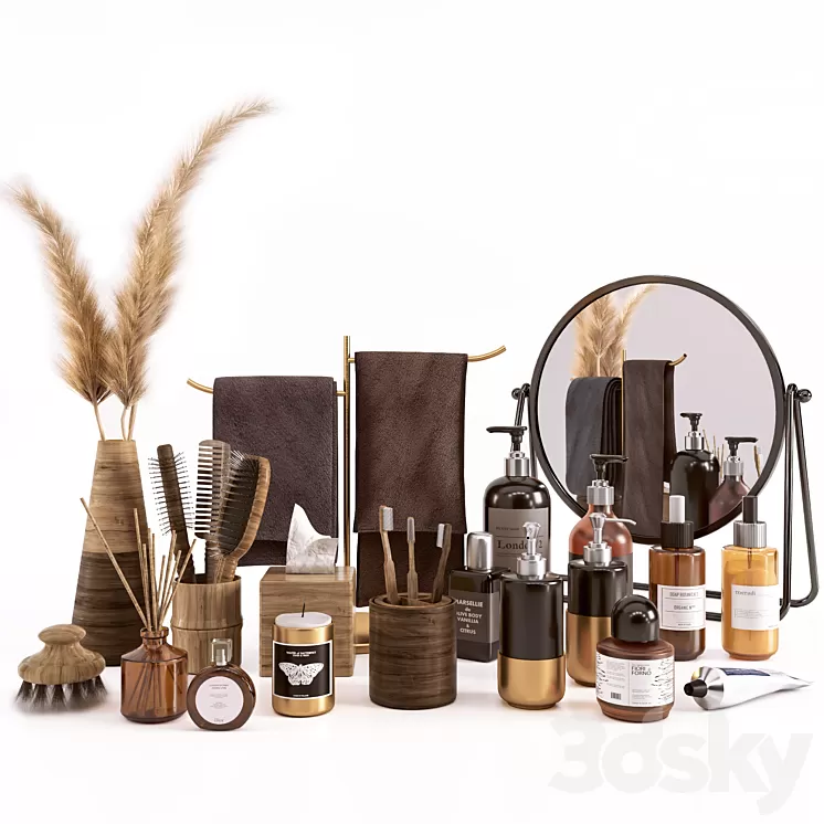 bathroom-accessories_01 3D Model