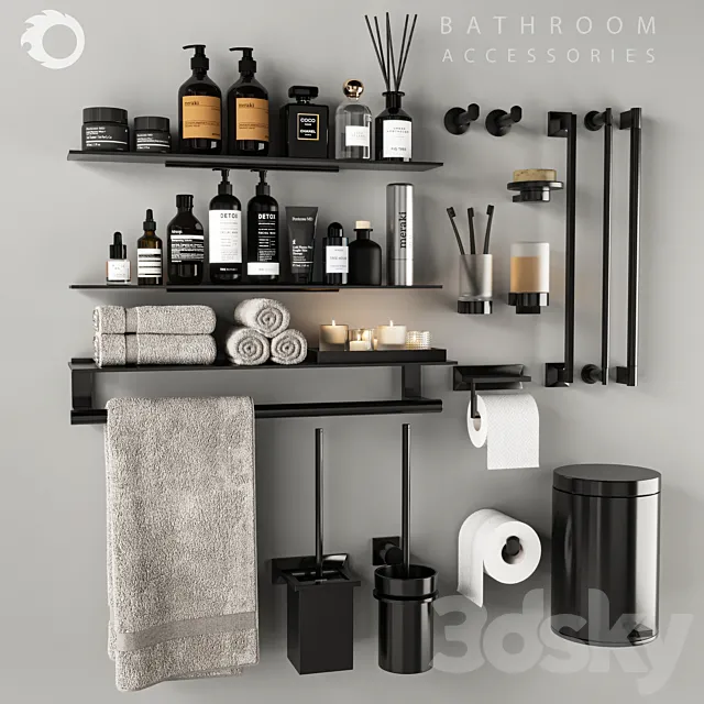 Bathroom accessories_13 3D Model