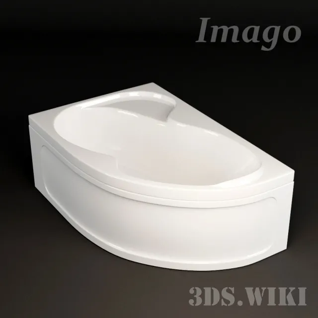 bathroom – Acrylic bathtub 1MarKa Imago 3D Model