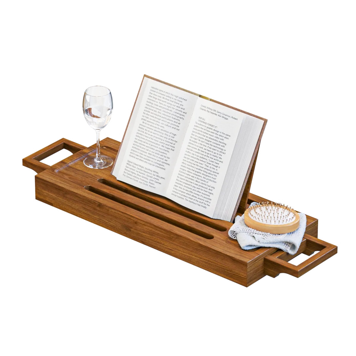 bathroom – Bamboo bath caddy 3D Model