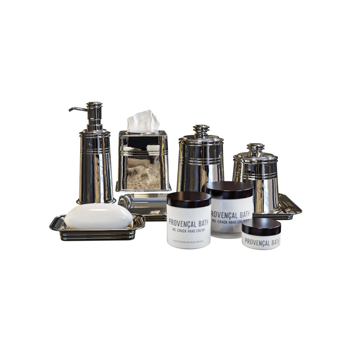 bathroom – Bath accesories 06 3D Model