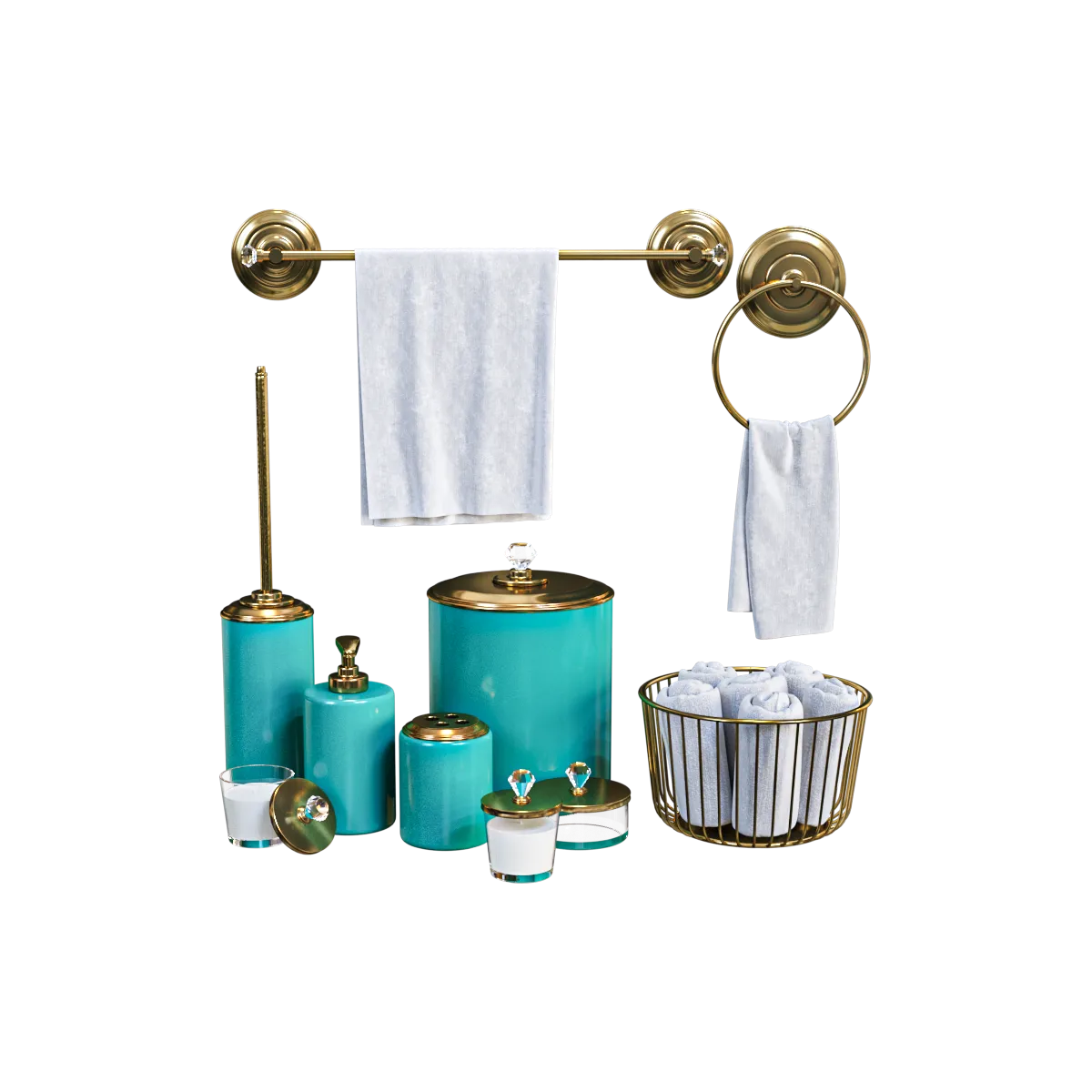 bathroom – Bath accessories 3D Model