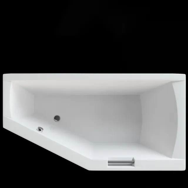 bathroom – Bath Acrylic corner Riho Geta 3D Model