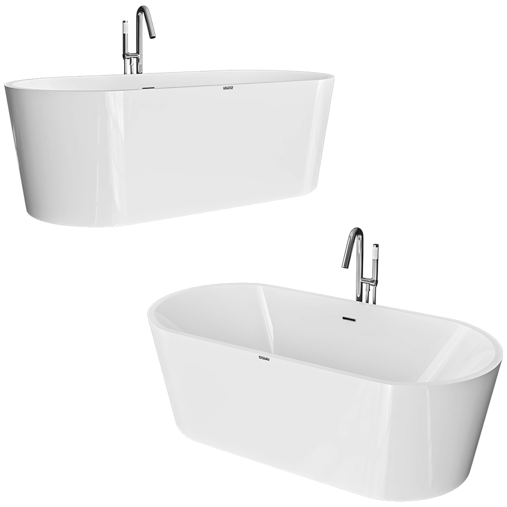 bathroom – Bath acrylic M707 3D Model