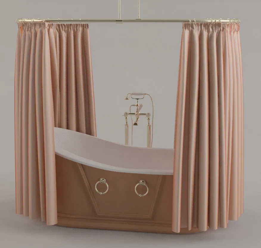 bathroom – Bath LINEATRE collection 3D Model