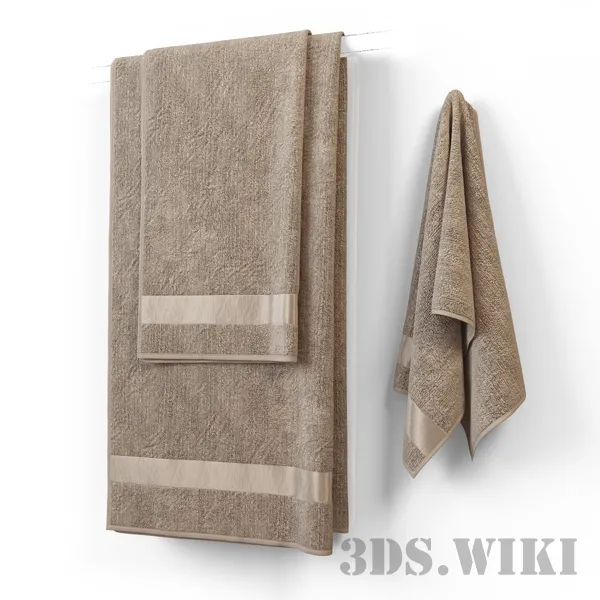 bathroom – Bath Towel 3D Model