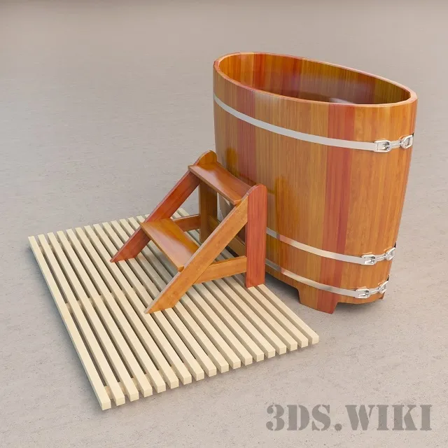 bathroom – Bath tub 3D Model bathroom – Bath tub 3D Model