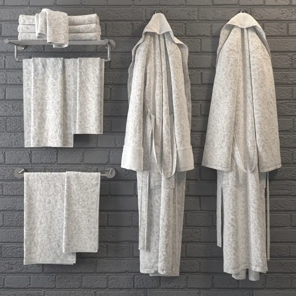 bathroom – Bathrobe m02-1 3D Model