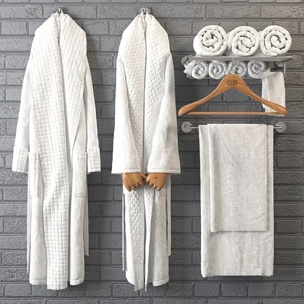 bathroom – Bathrobe m02-2 3D Model