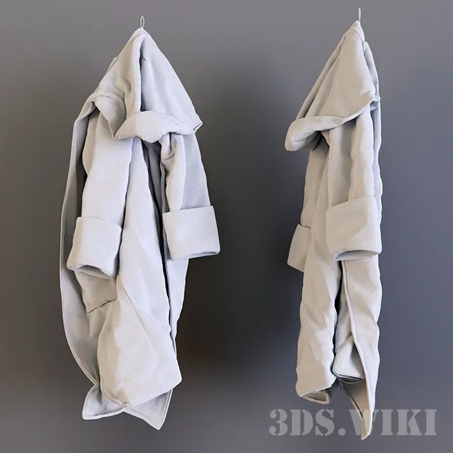 bathroom – Bathrobes 3D Model