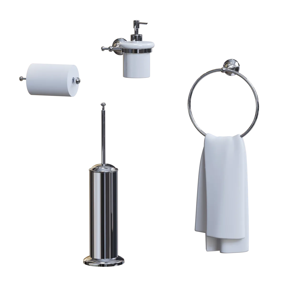 bathroom – Bathroom accessories 3D Model