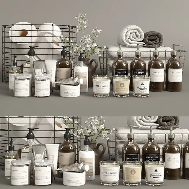 bathroom – Bathroom decor 2 3D Model