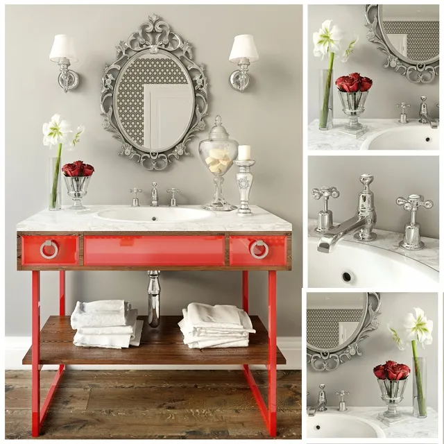 bathroom – Bathroom Decor Set 8 3D Model