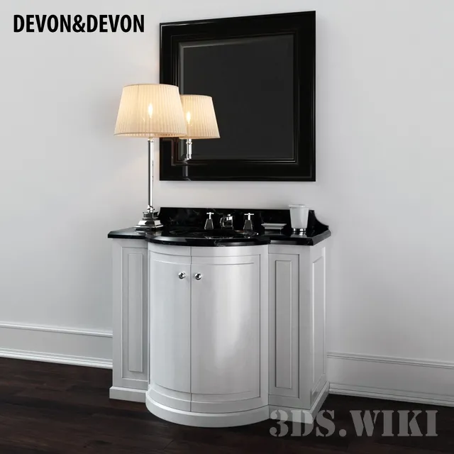 bathroom – Bathroom furniture Devon & Devon Clarence Nero Marquinha 3D Model bathroom – Bathroom furniture Devon & Devon Clarence Nero Marquinha 3D Model