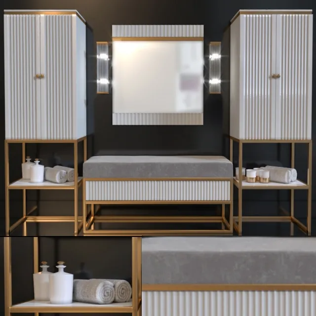 bathroom – Bathroom furniture Oasis Luxury Collection Academy House 2 3D Model