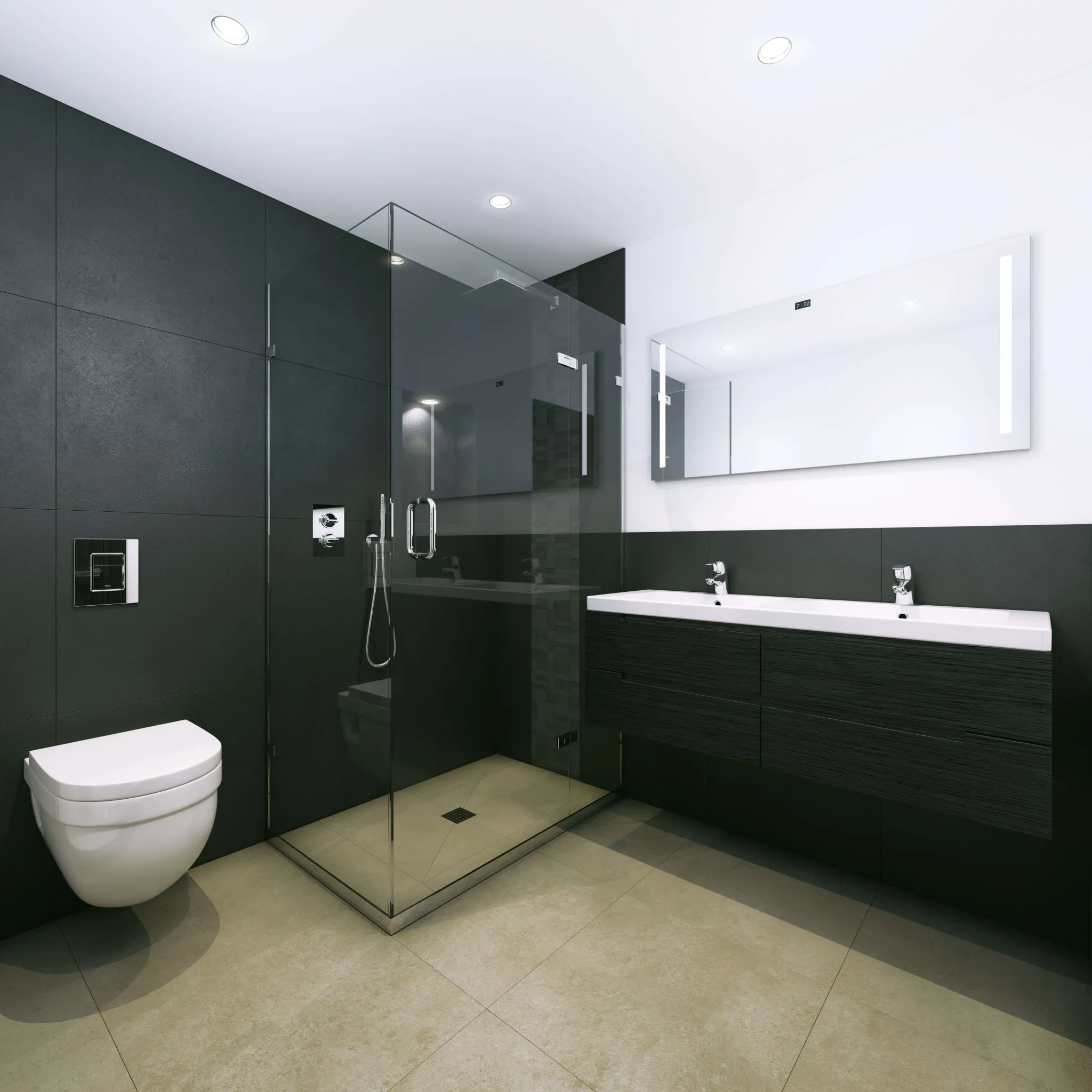 bathroom – Bathroom furniture set 55 3D Model bathroom – Bathroom furniture set 55 3D Model