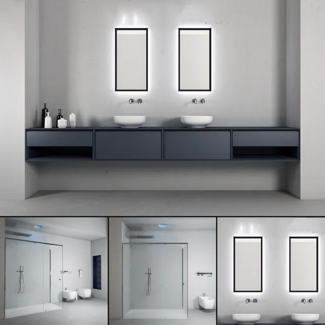 bathroom – Bathroom furniture set Panta Rel 2 3D Model