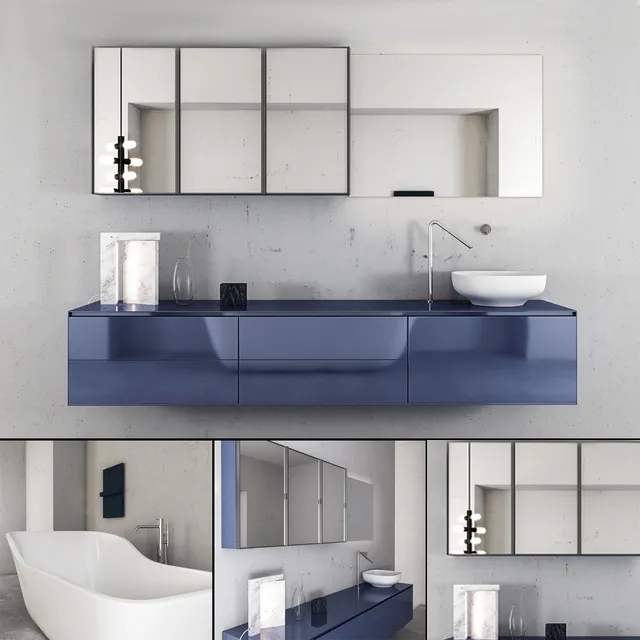 bathroom – Bathroom furniture set Panta Rel 4 3D Model