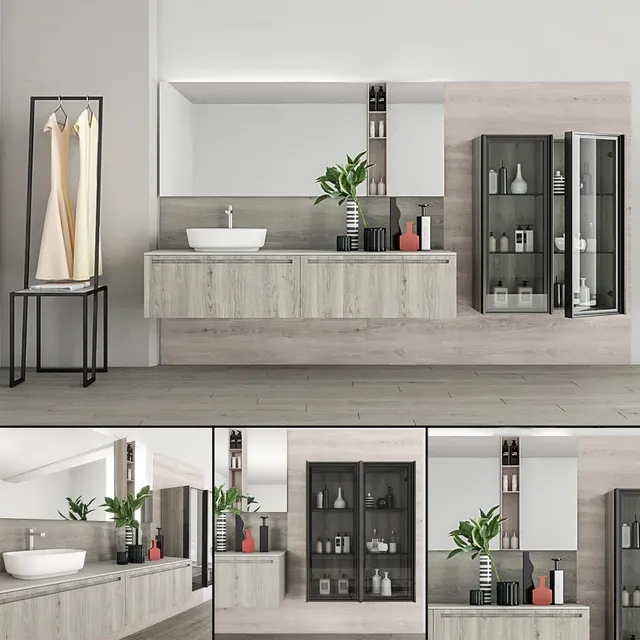 bathroom – Bathroom furniture set Rush 3D Model