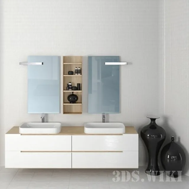 bathroom – Bathroom set 3D Model bathroom – Bathroom set 3D Model