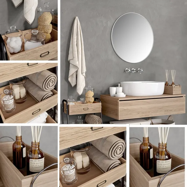 bathroom – Bathroom Set 4 3 3D Model