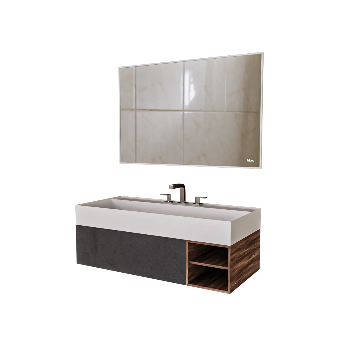 bathroom – Bathroom set Falper Quattro Zero 3D Model bathroom – Bathroom set Falper Quattro Zero 3D Model