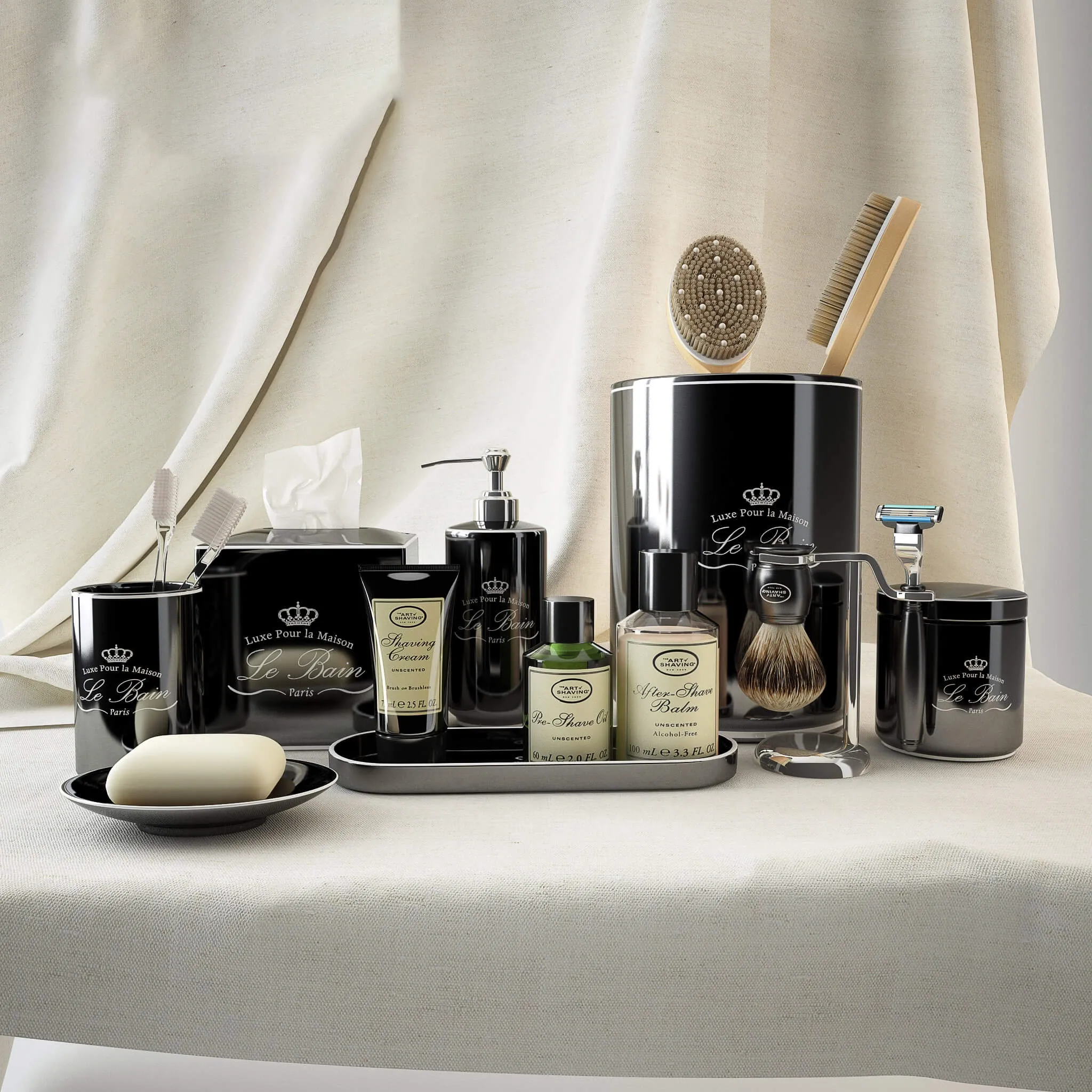 bathroom – Bathroom set Restoration products. 3D Model