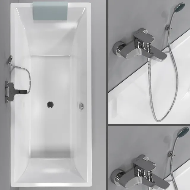 bathroom – Bathtub Villeroy 79 3D Model