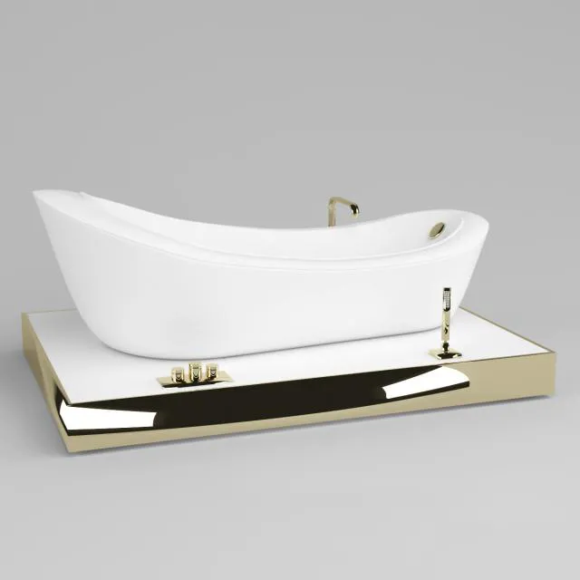 bathroom – Bathtub Villeroy 80 3D Model