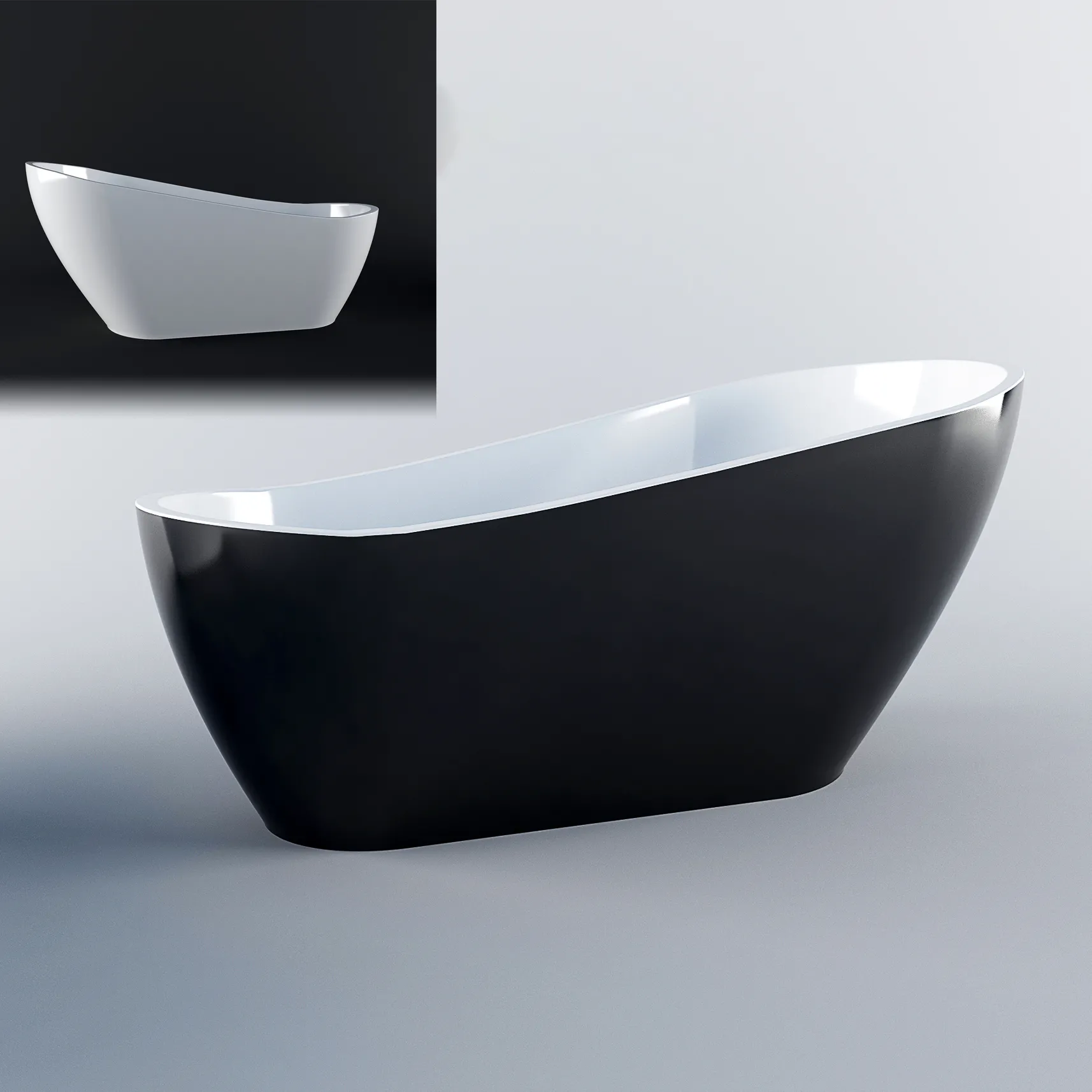 bathroom – Bathtub Villeroy 91 3D Model