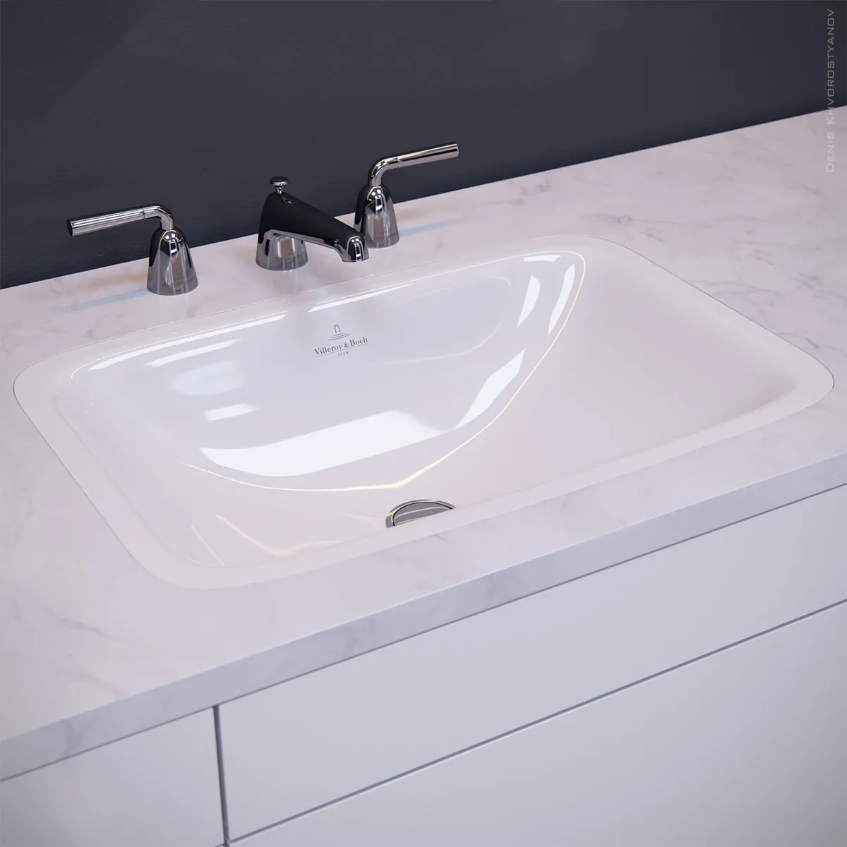 bathroom – Boch – Loop and amp washbasin 3D Model bathroom – Boch – Loop and amp washbasin 3D Model