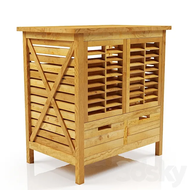 Bathroom cabinet Chrys 3D Model Bathroom cabinet Chrys 3D Model