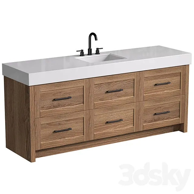 Bathroom Cabinets with washbasins in modern style.Bathroom furniture.Bathroom Sink Cabinets 3D Model Bathroom Cabinets with washbasins in modern style.Bathroom furniture.Bathroom Sink Cabinets 3D Model