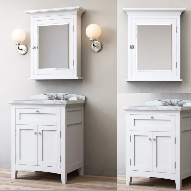bathroom – Cartwright powder room vanity 3D Model bathroom – Cartwright powder room vanity 3D Model