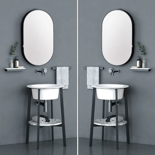 bathroom – Catino Tondo By Ceramica Cielo 3D Model bathroom – Catino Tondo By Ceramica Cielo 3D Model