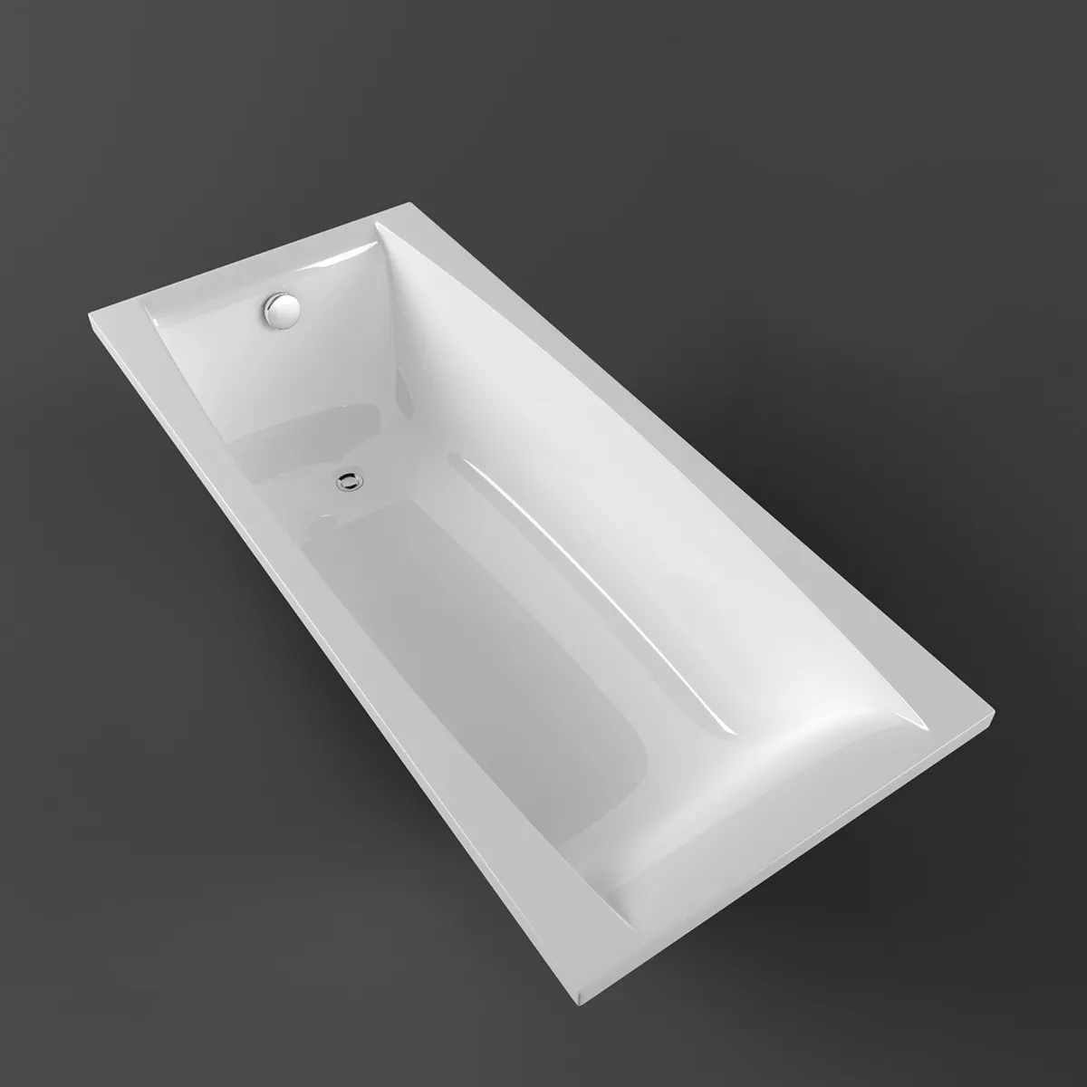 bathroom – Cersanit Virgo bathtub 04 3D Model