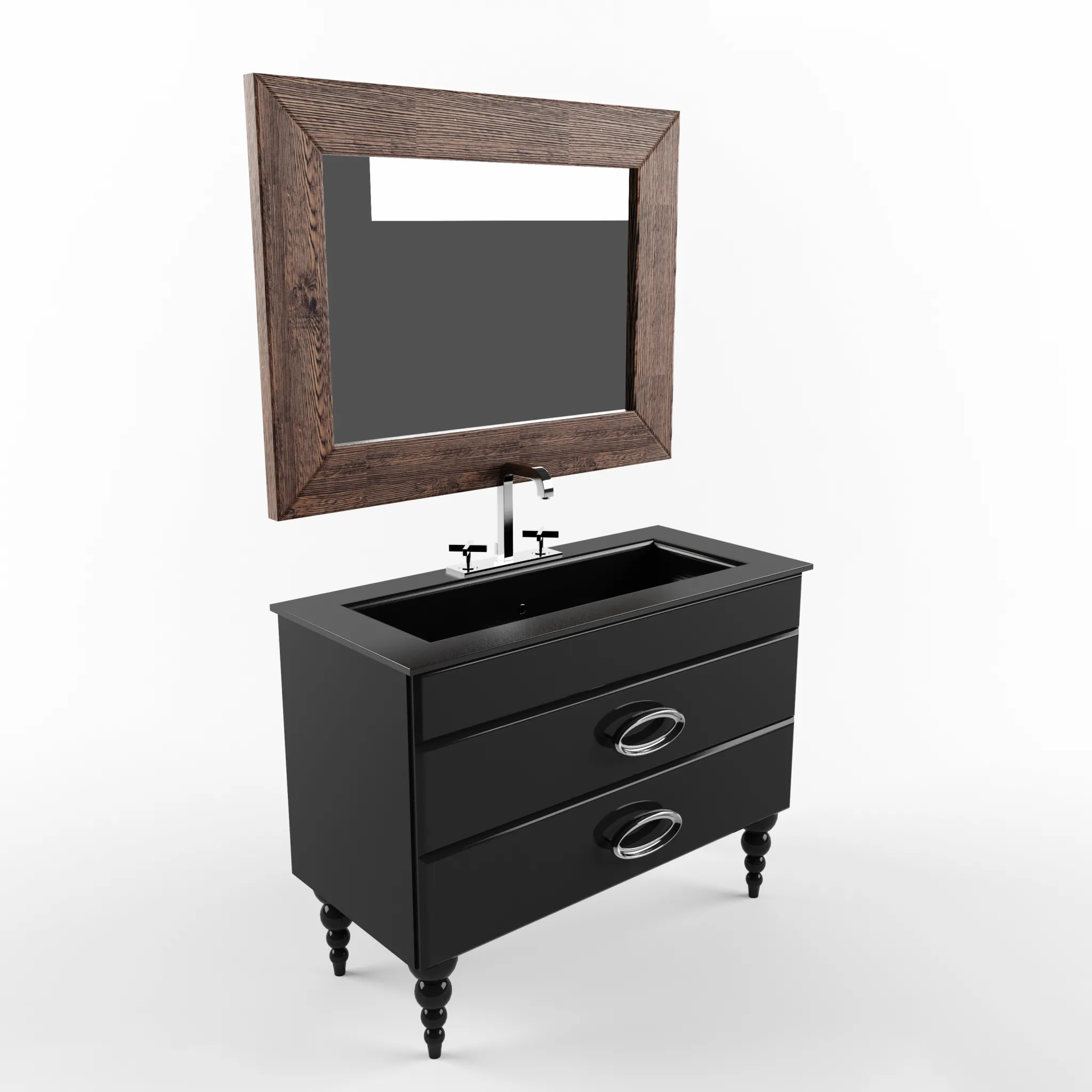 bathroom – Cezares Orchidea washbasin set 3D Model bathroom – Cezares Orchidea washbasin set 3D Model